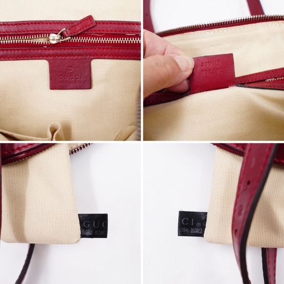 AZ13❤️ GUCCI GG Supreme Monogram Nice Top Handle Dome Bag - Picture 11 of 13